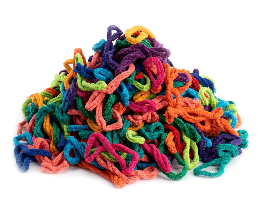 Lotta Loops (Rainbow) Traditional Size Mini Bag