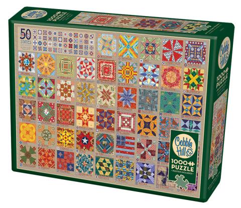 50 States Quilt Blocks 1000pc