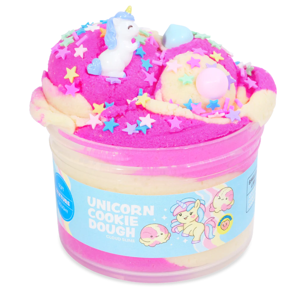 Unicorn Cookie Dough Slime