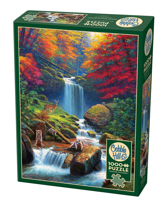 Mystic Falls in Autumn 1000-Piece Puzzle
