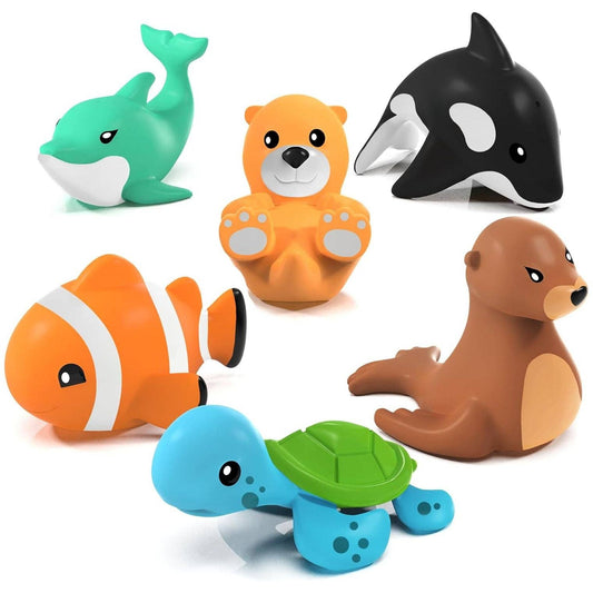 Tub Works® Marine™ Mold Free Bath Toys (6 Pack)