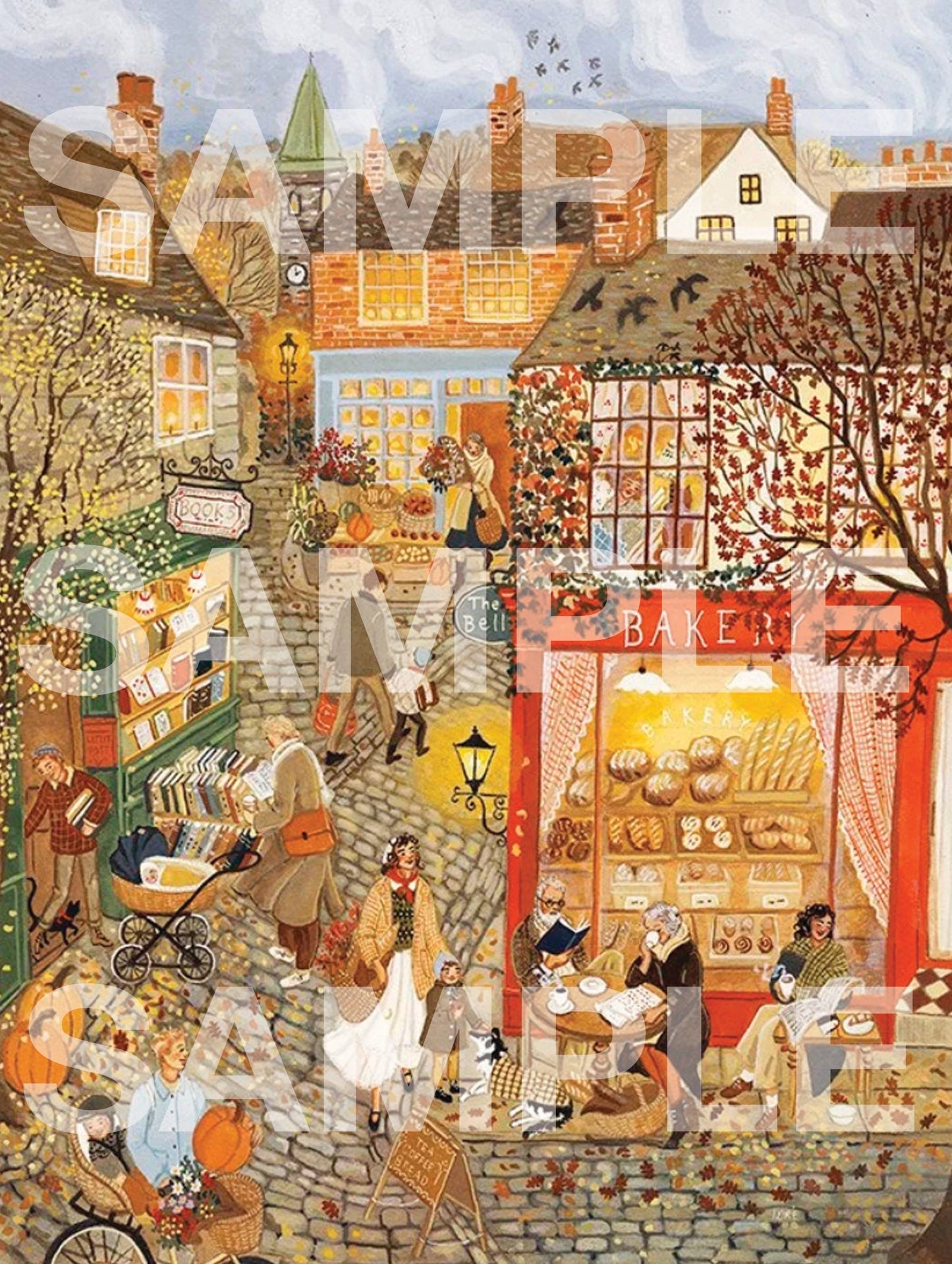 Market Town - 1500 Piece Puzzle