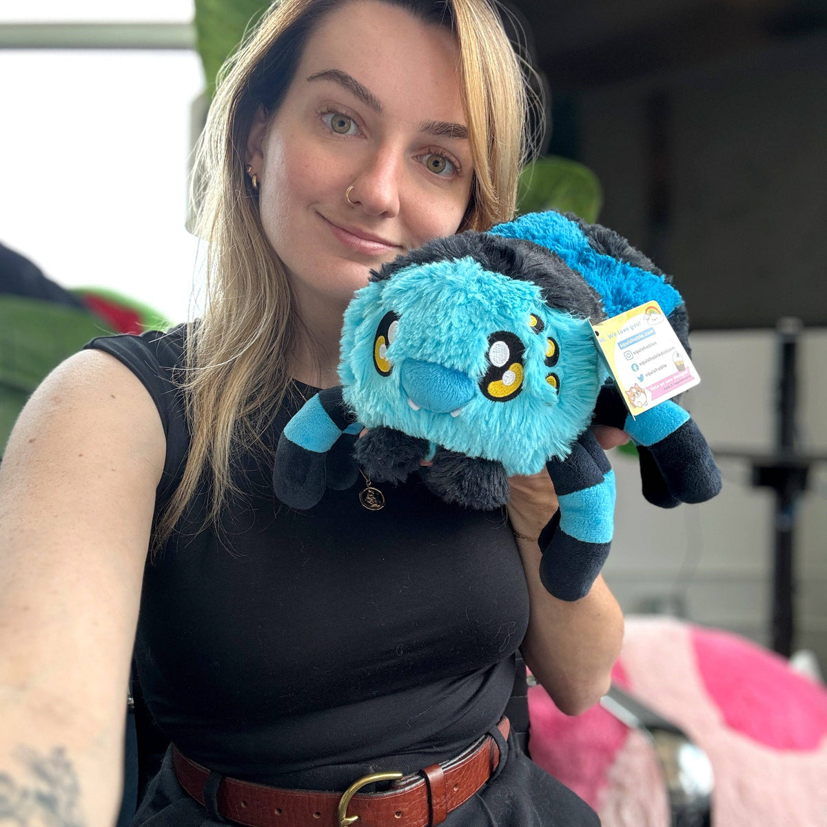 Squishable Mini Blue Tarantula Plush