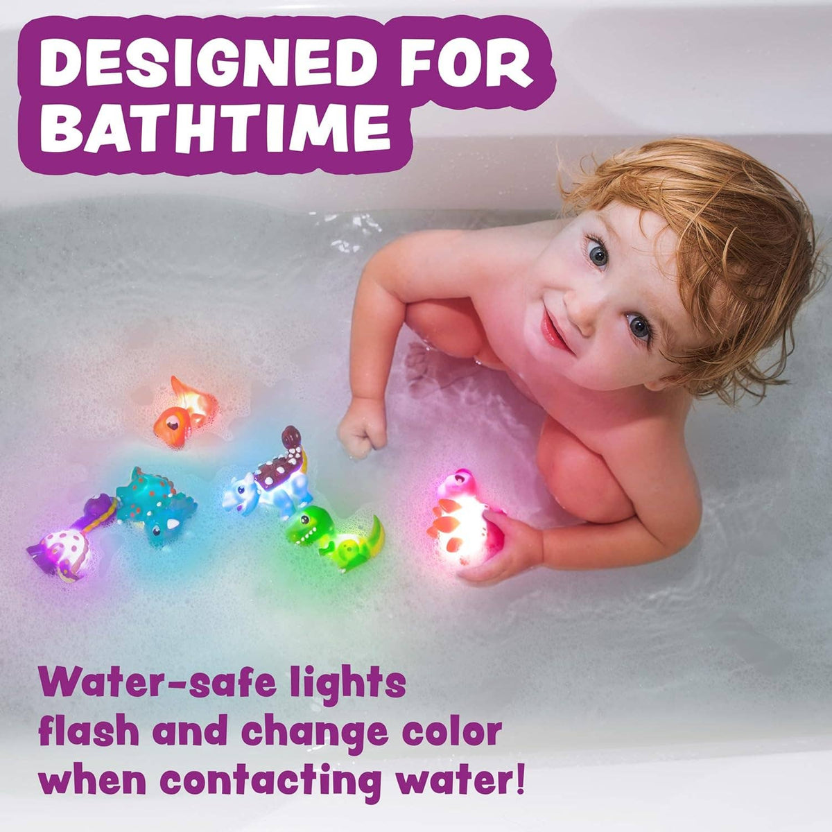 Tub Works® Dinos™ Dinosaur Light Up Bath Toys