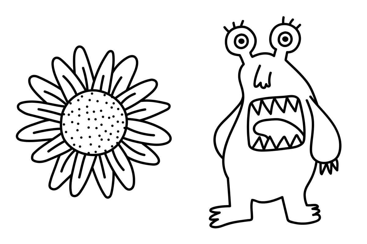 My First Big Book of Monsters Coloring Book