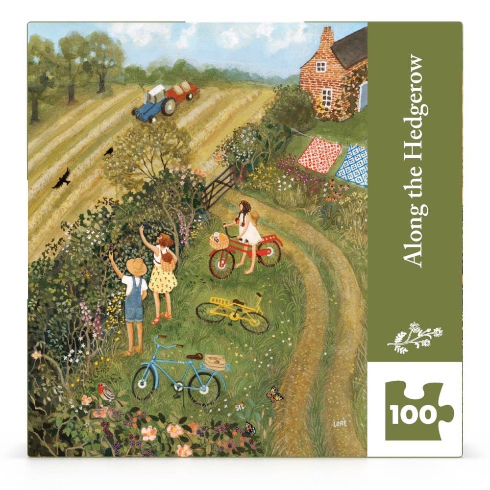 Along the Hedgerow - 100 Piece Mini Puzzle