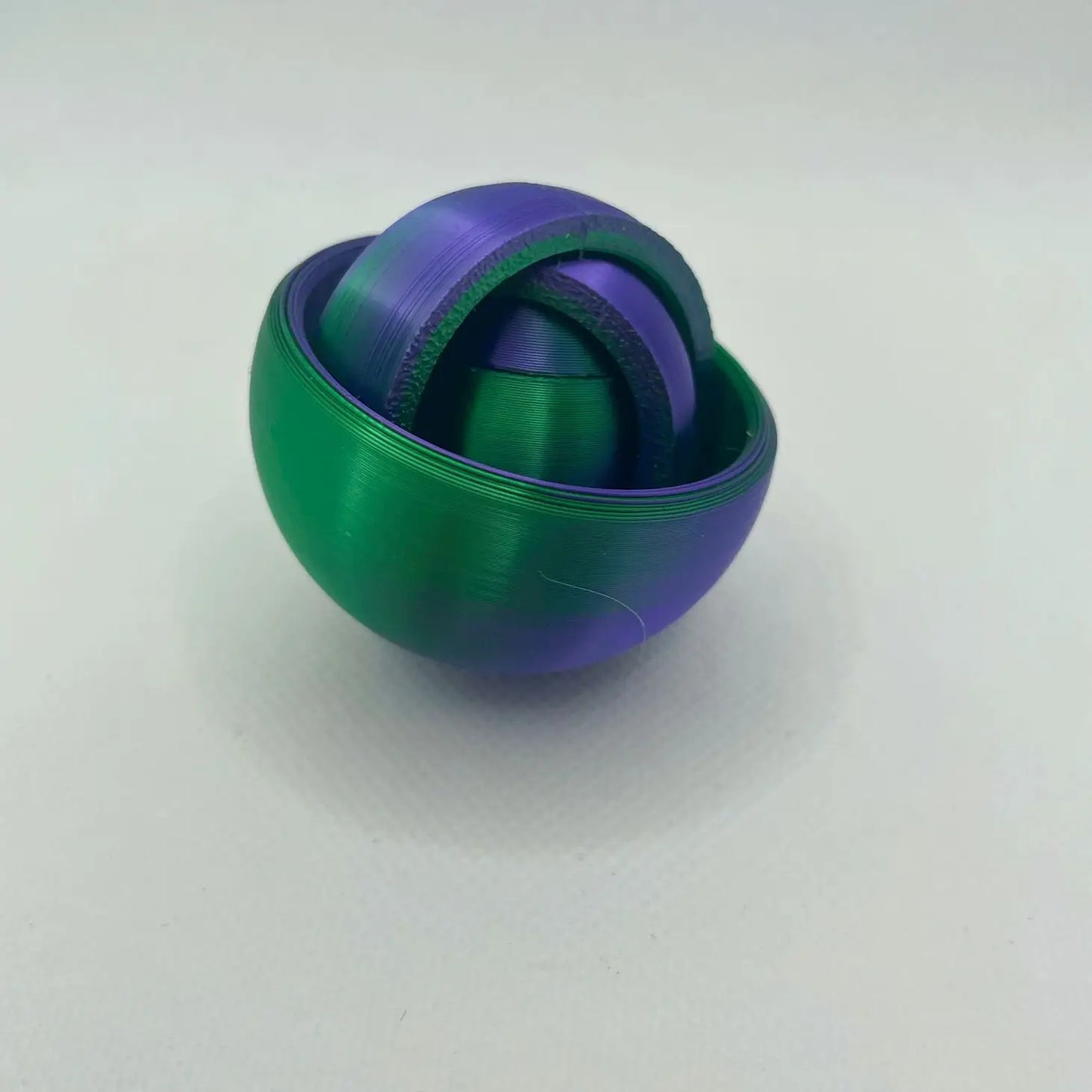 Green Purple- Gyroscope Fidget Spinner