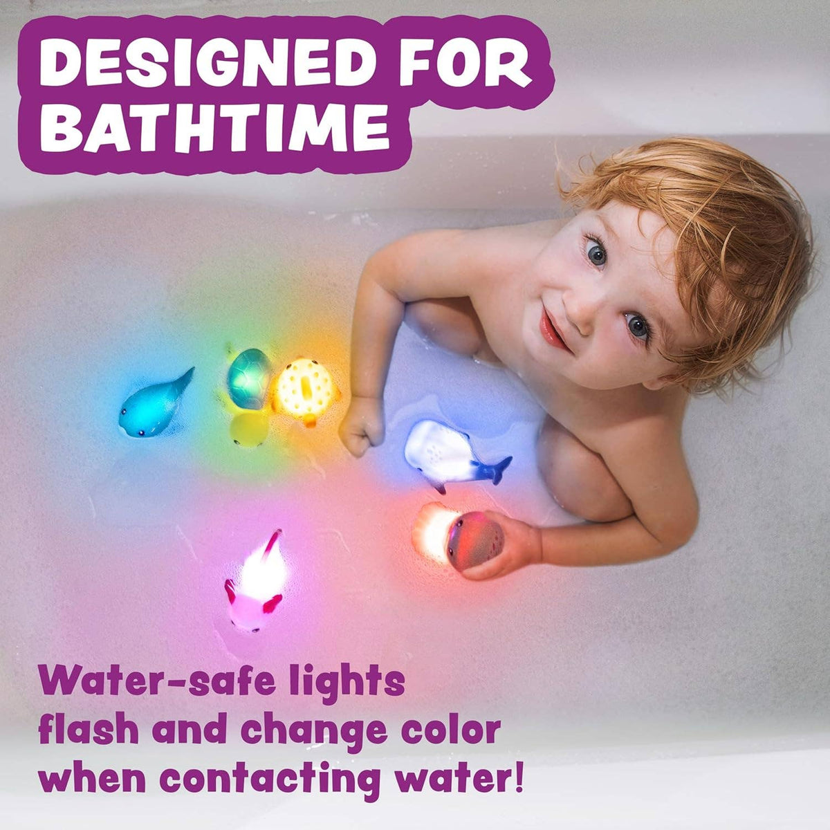 Tub Works® Under the Sea™ Light Up Bath Toys