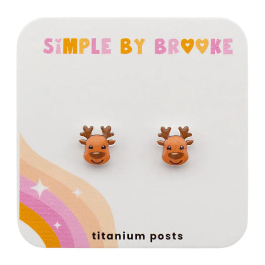 Reindeer Stud Earrings