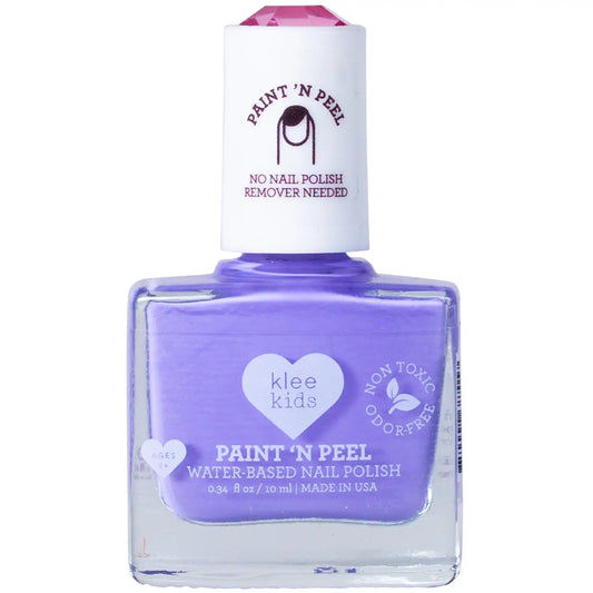 Klee Kids Water-Based Peelable Nail Polish (Purple)