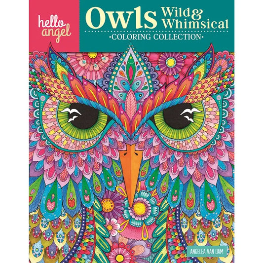 Owls Wild & Whimsical Coloring Collection