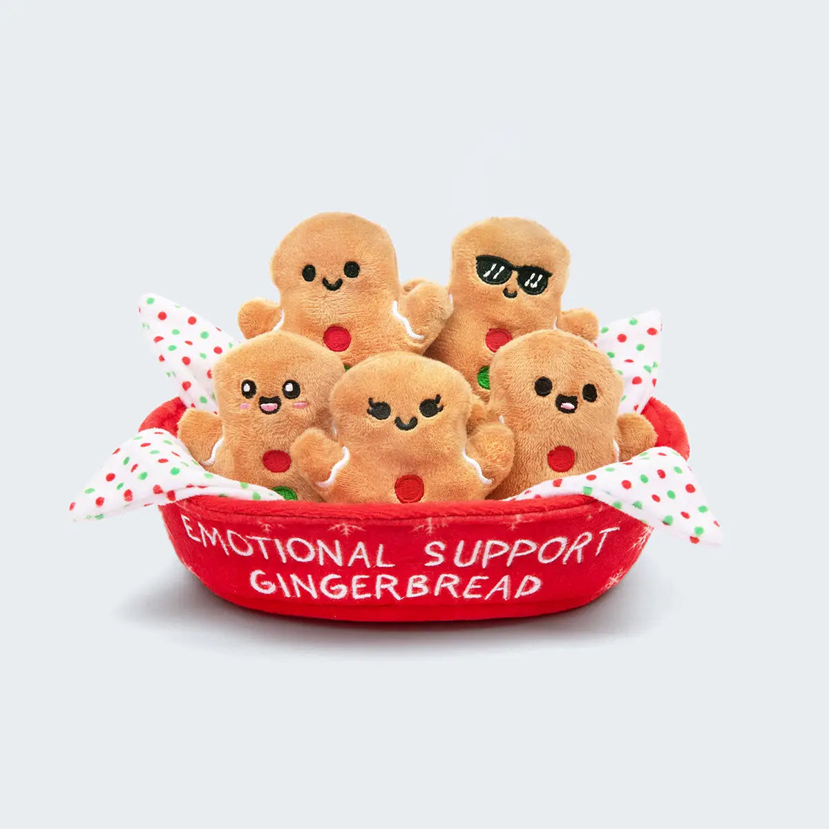 Emotional Support Gingerbread – Set of 5 Gingerbread Cookies