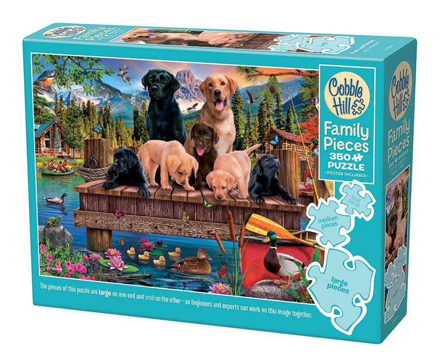Pups and Ducks Family Puzzle 350pc
