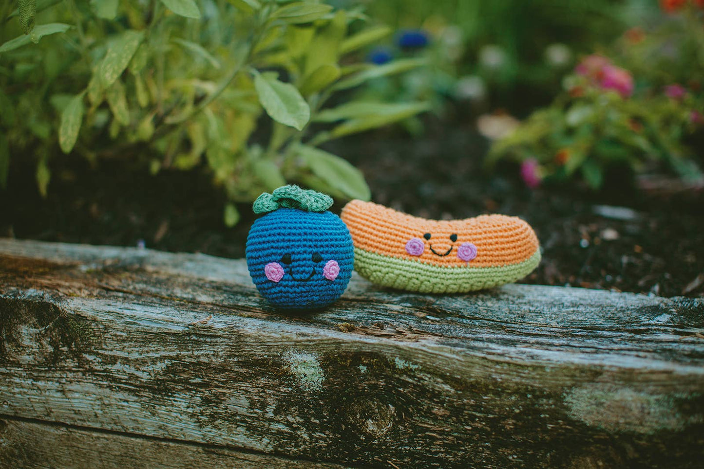 Sweet Blueberry Baby Rattle (Organic)