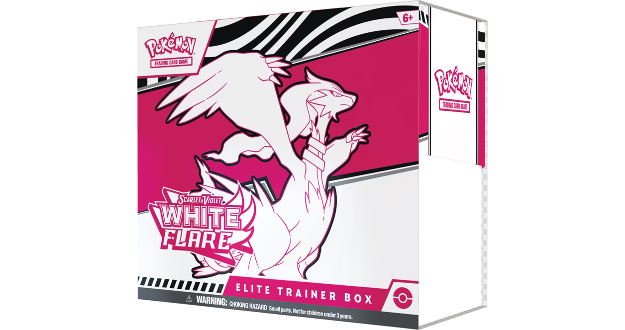 White Flare Elite Trainer Box - Pokemon Trading Card Game