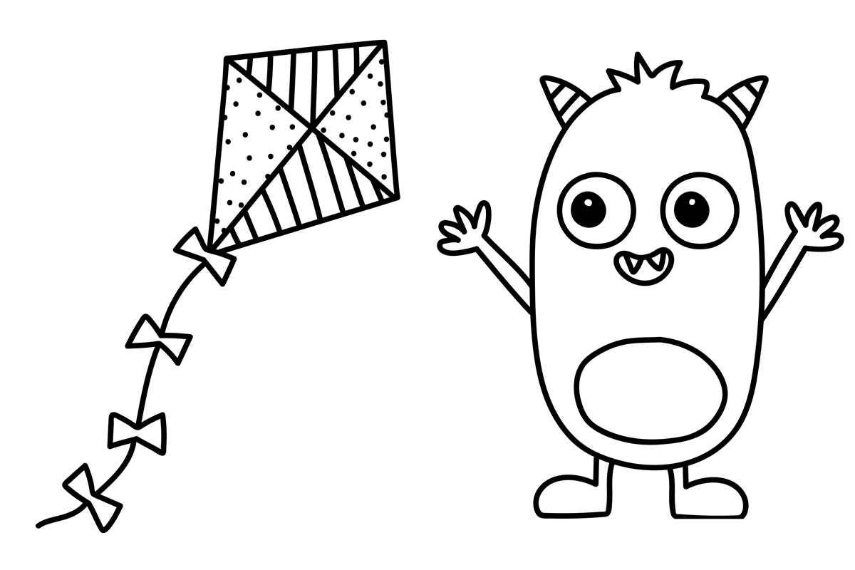 My First Big Book of Monsters Coloring Book