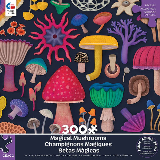 Magical Mushrooms 300 pc Puzzle