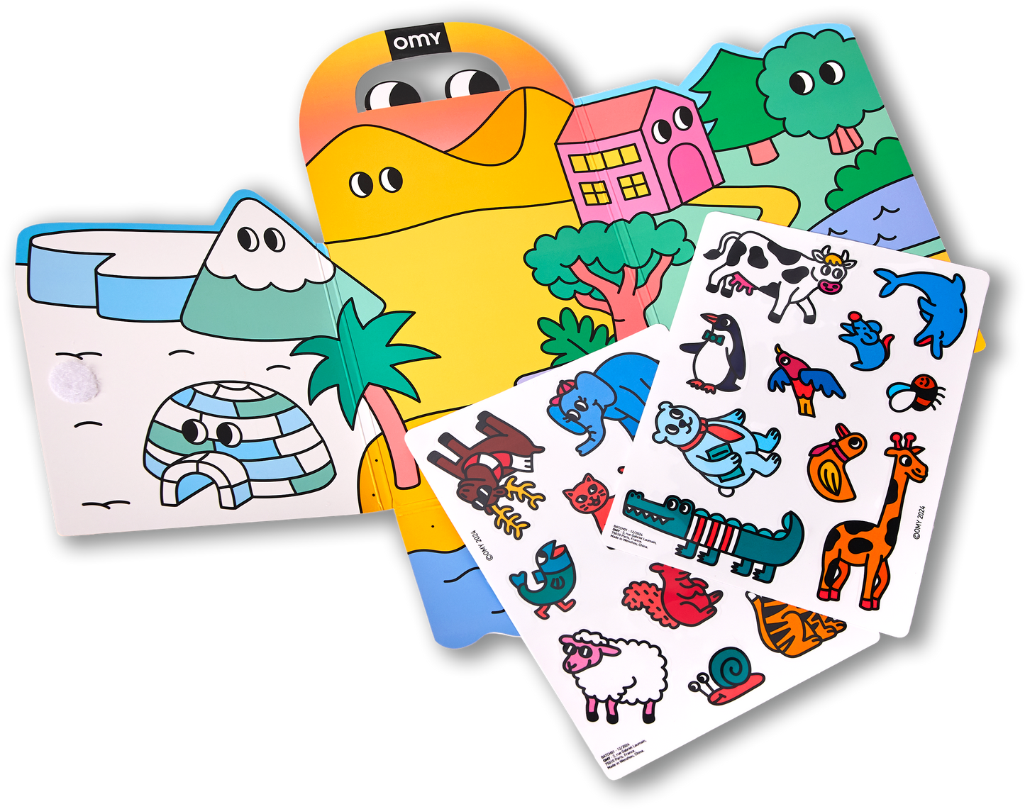 MONTESSORI  ANIMAL STICKERS