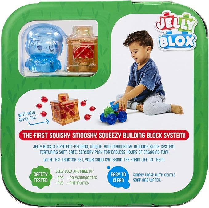 Jelly Blox Tractor Set - Sensory Play Toy