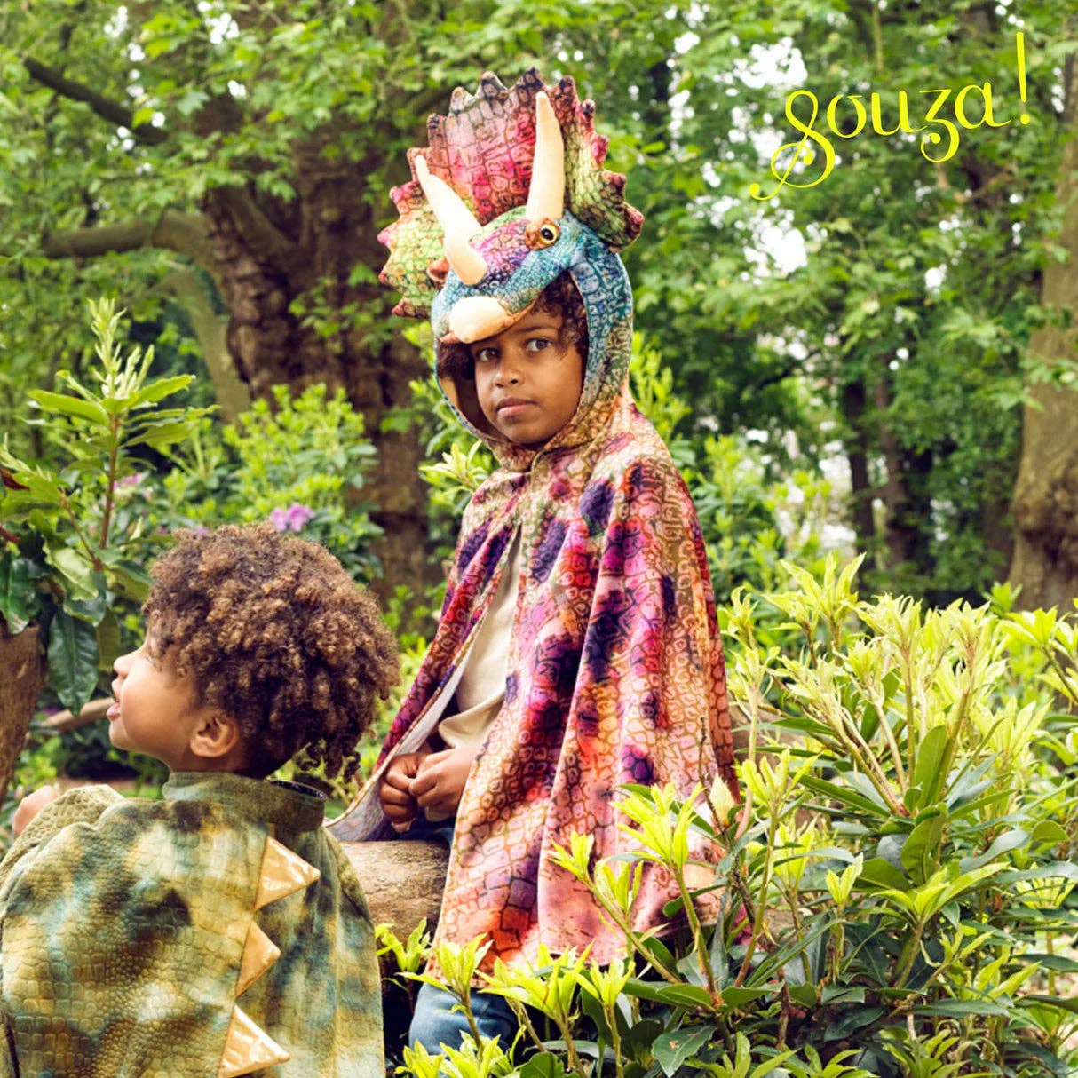 Triceratops Dragon Costume Cape