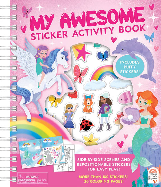 My Awesome Sticker & Coloring Activity Book