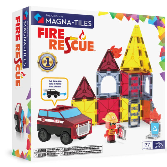 Magna-Tiles Fire Rescue 27-Piece Set