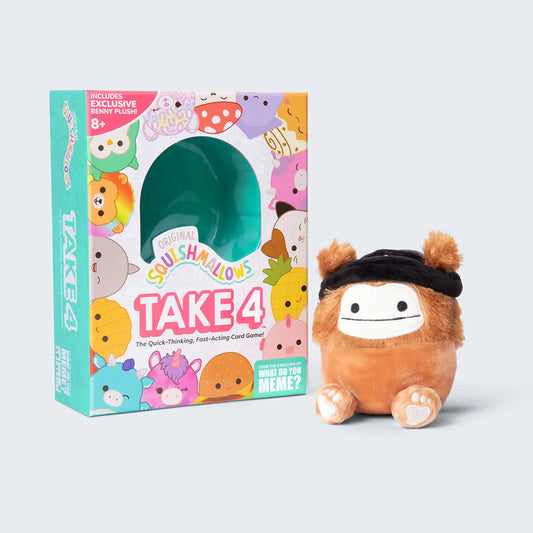 Squishmallows Take4: the Ultimate Family Card Game