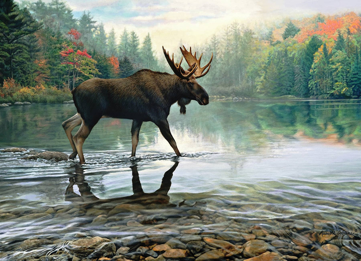 Moose Crossing 1000-Piece Puzzle