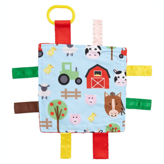 Farm Agriculture Cows Pigs Horses Chickens Baby Tag Crinkle