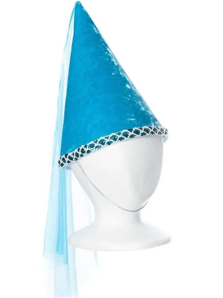 Teal - Fairy Princess Hat with Sequin Trim For Kids