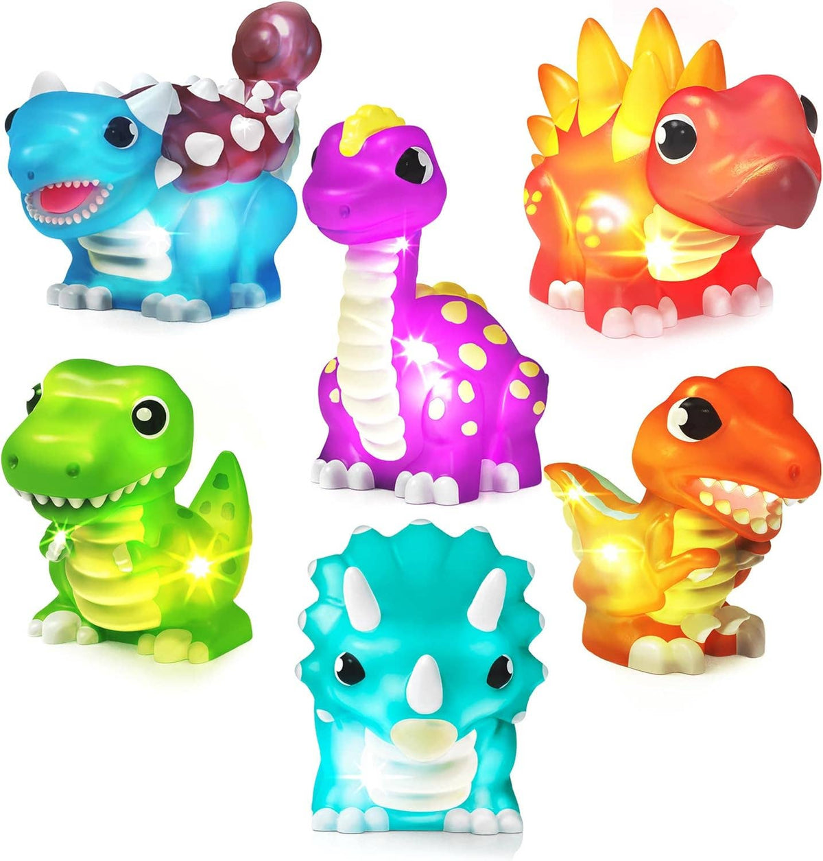 Tub Works® Dinos™ Dinosaur Light Up Bath Toys