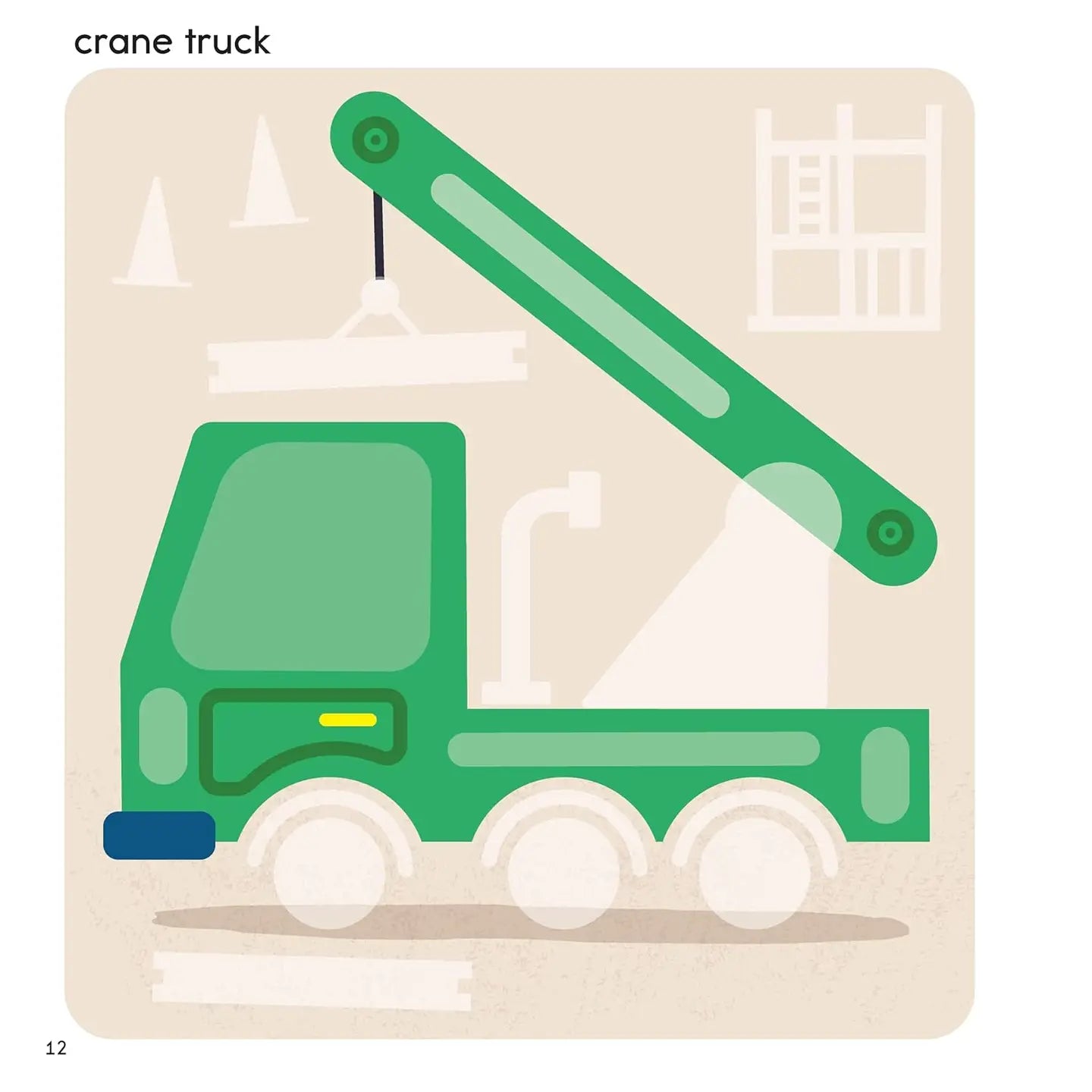 First Fun Sticker Painting:Trucks & Tractors - 12 Scenes!