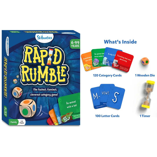 Rapid Rumble: Category Game Card Game (Skillmatics)
