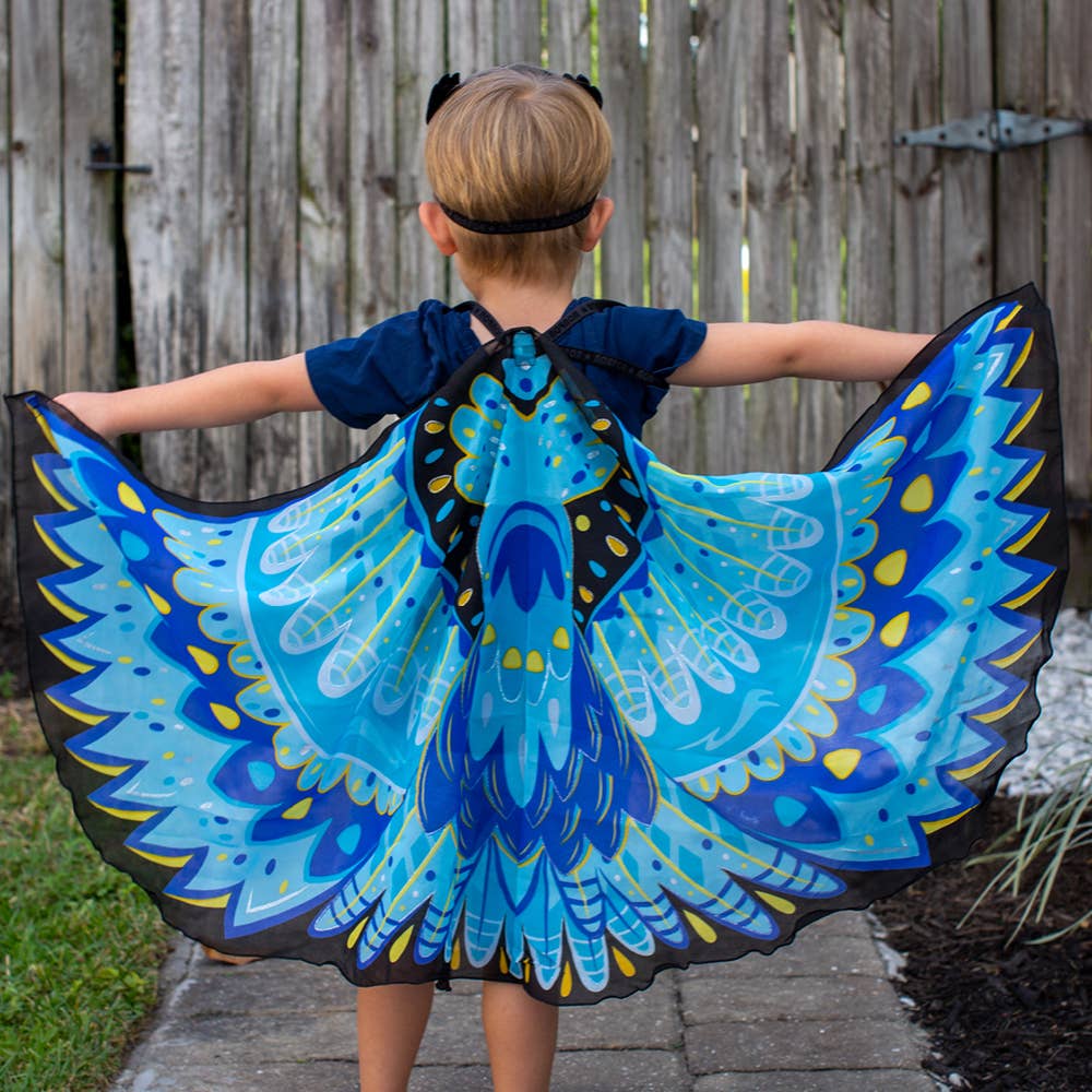 Blue Owl Wings + Mask