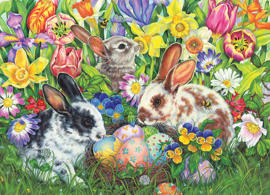 Easter Bunnies 500 pc Puzzle