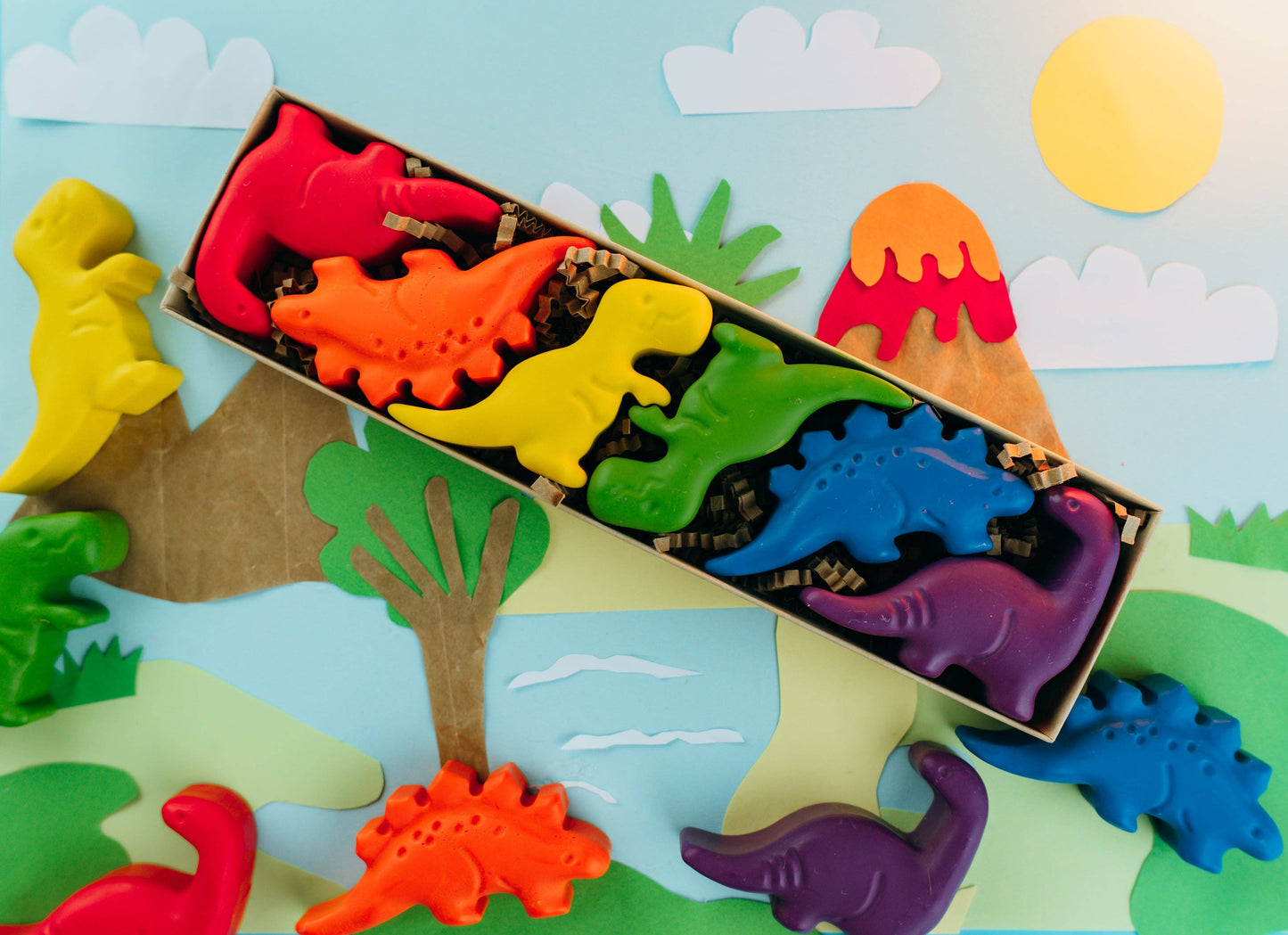 Dinosaur Fun-Shaped Crayons