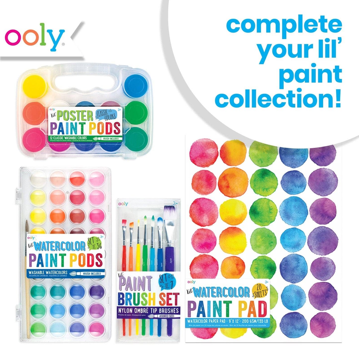Lil' Watercolor Paint Pad - 9" x 12"