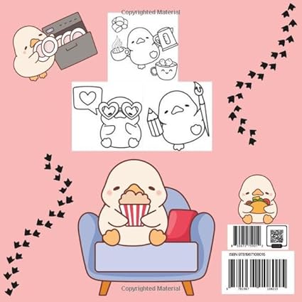 Cute Ducks: Bold & Simple Coloring Book