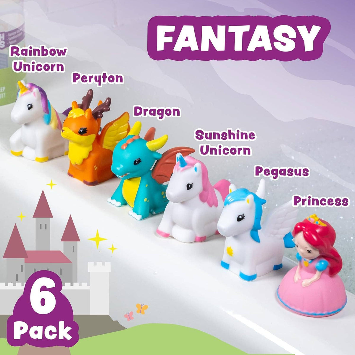 Tub Works® Fantasy™ Mold Free Bath Toys