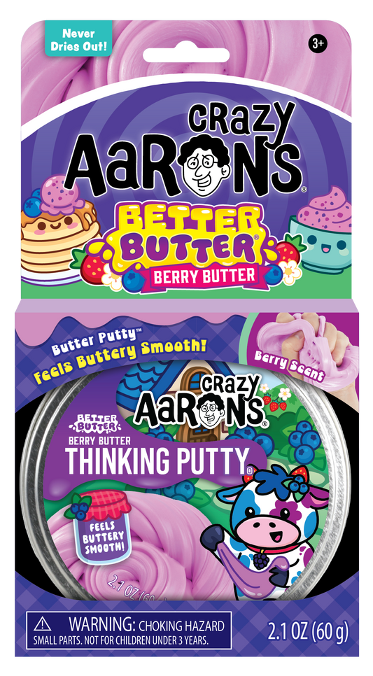 Better Butter Berry - 4" Thinking Putty Tin