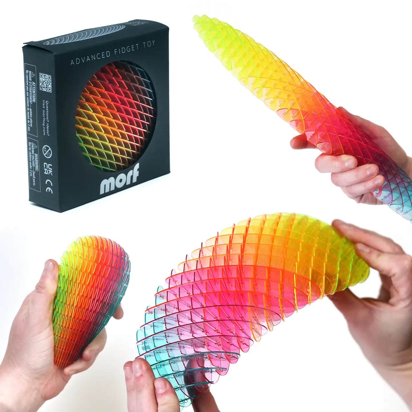 Rainbow Morf Fidget Worm (Big)