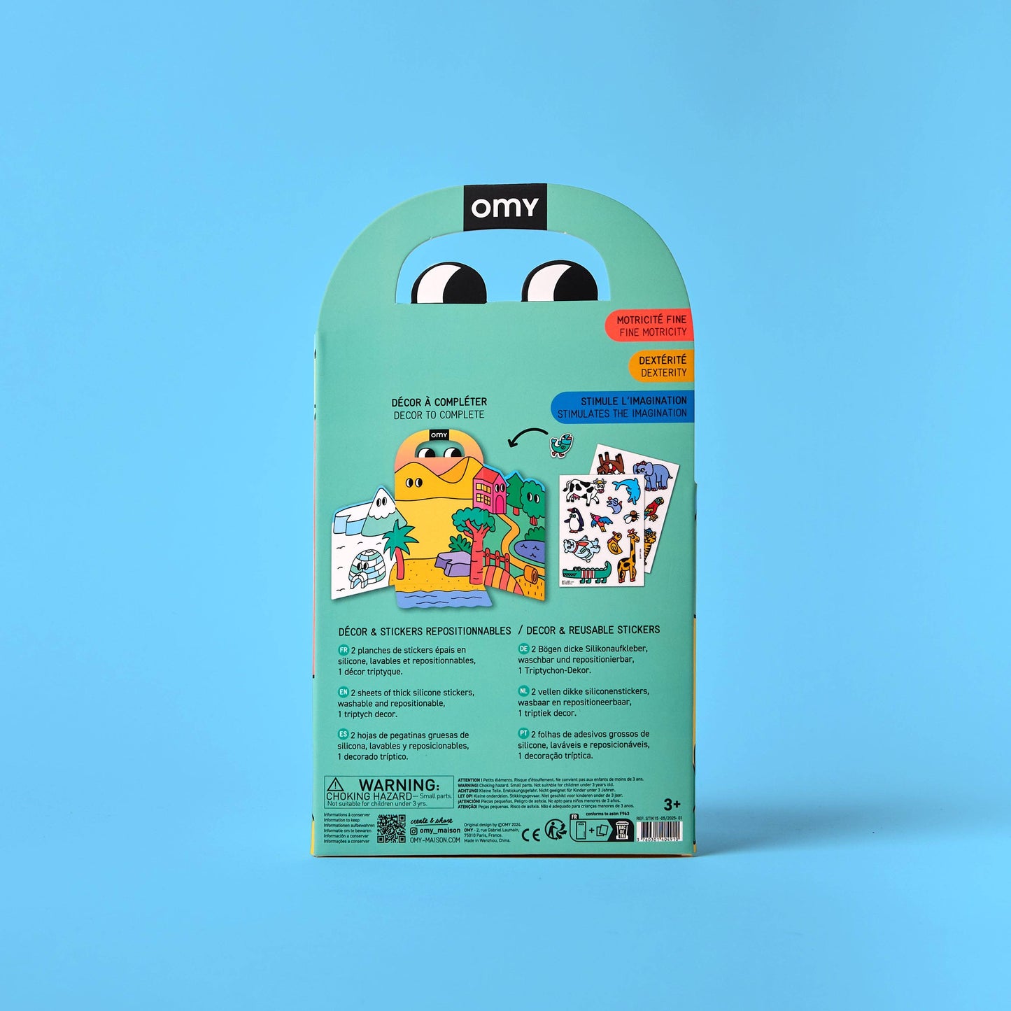 MONTESSORI  ANIMAL STICKERS