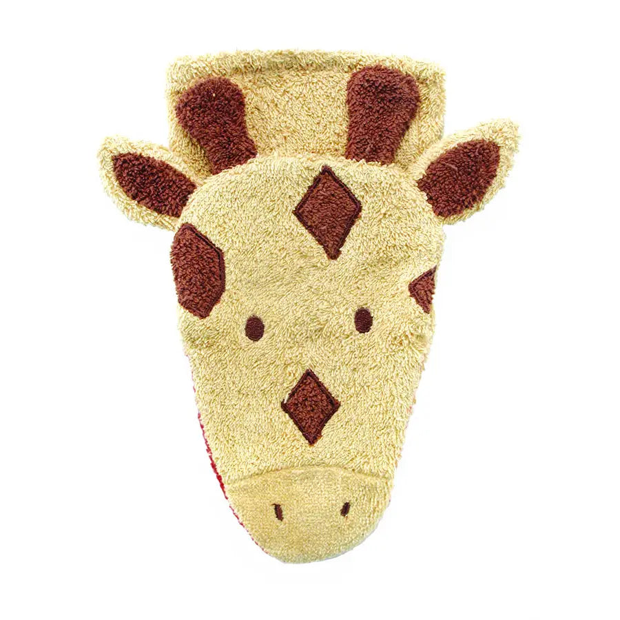 Giraffe - Organic Cotton Animal Washcloth