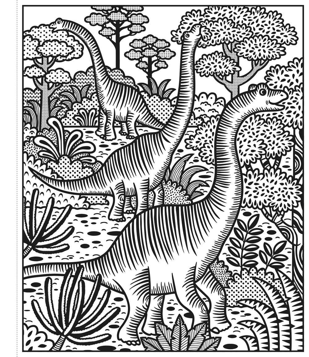 Dinosaurs Magic Painting Book : Usborne