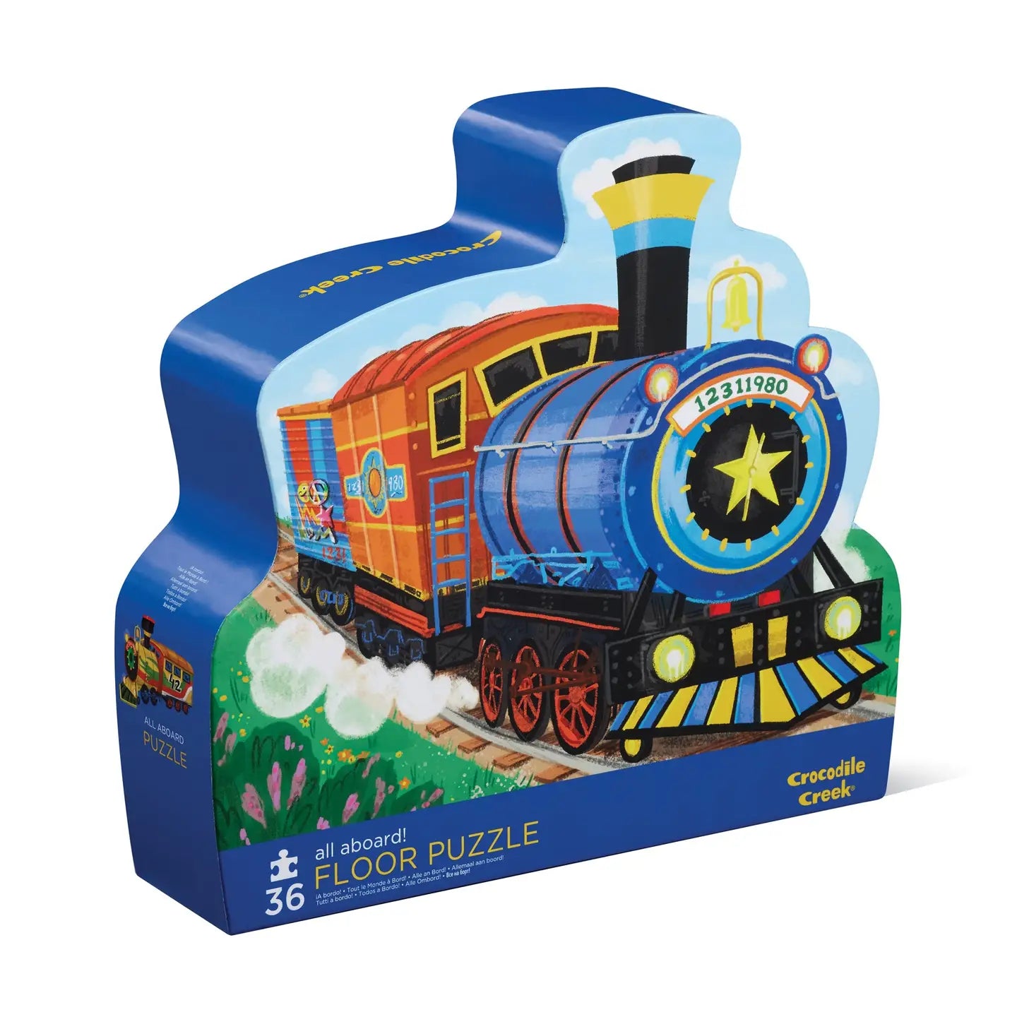 36-Piece Shaped Box Puzzle - All Aboard