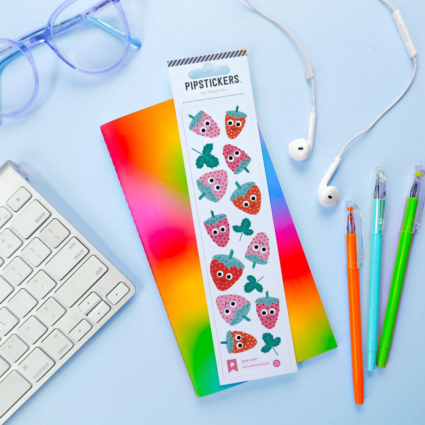 Berry Goofy Googly Eye Stickers