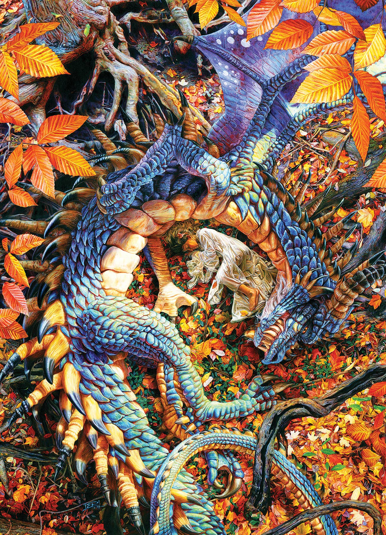 Abby's Dragon 1000-Piece Cobble Hill Puzzle