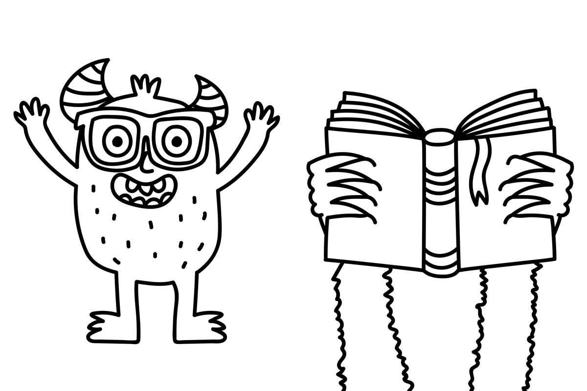 My First Big Book of Monsters Coloring Book