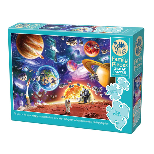 Space Travels (Family) 350pc Puzzle - Cobble Hill