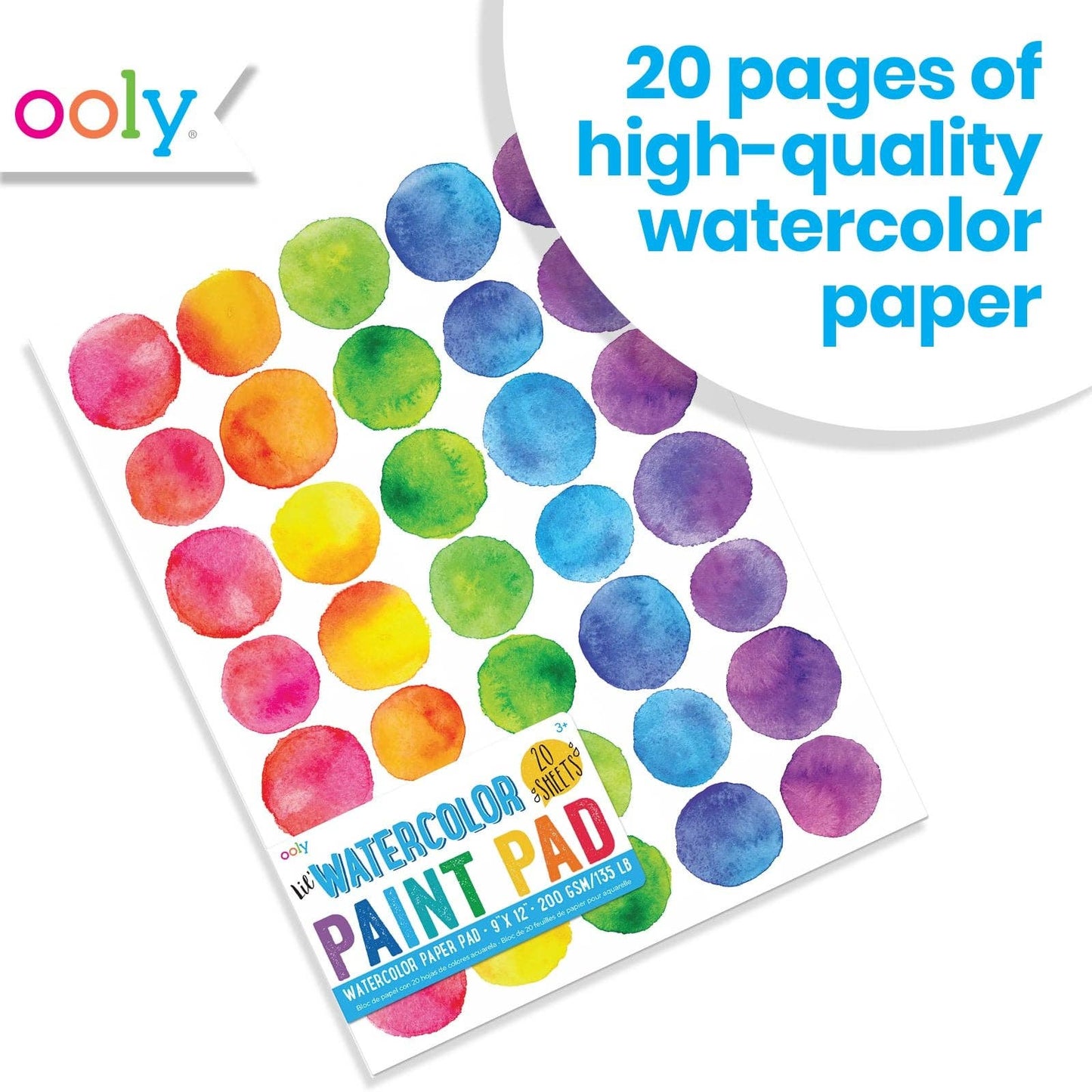 Lil' Watercolor Paint Pad - 9" x 12"